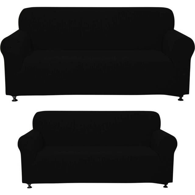 Sapphire Home 3-Piece Couch Cover Set  Sofa  Loveseat  and Arm Chair Slipcovers  Form fit Stretch  Wrinkle Free  Furniture Protector  Sofa Covers for