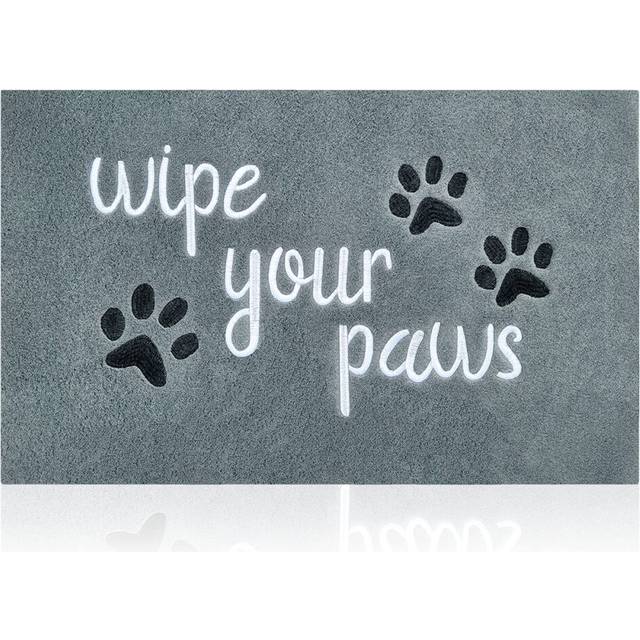 HLFMVWE Outside Door Mats for Home Entrance Large Funny Doormat Wipe Your Paws Mat Welcome Mat for Front Door Indoor Outdoor wit