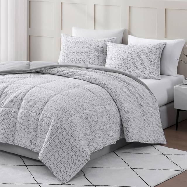 Casa Platino Queen Size Bed in a Bag Pre-Washed - Duvet Insert Queen Size - Ultra Soft & Cozy Brushed Microfiber Queen Size Bedding Set with Queen Com