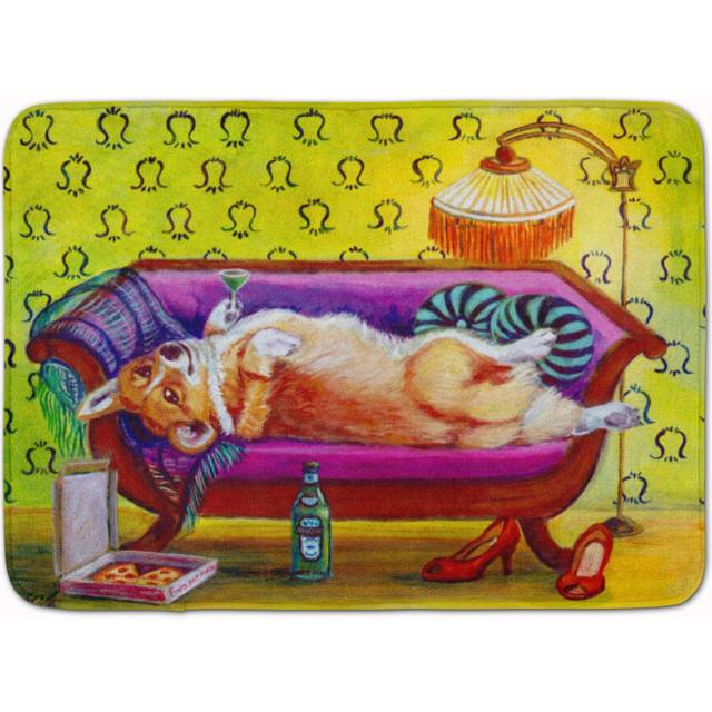 """""Caroline's Treasures Corgi Home Alone Floor Mat  19"""""""" x 27""""""""  Multicolor"""""