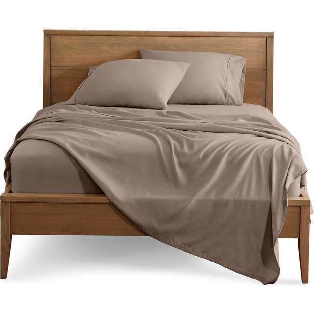 Bare Home Short Queen Sheet Set - 1800 Ultra-Soft Microfiber Short Queen Bed Sheets - Double Brushed - Deep Pockets - Easy Fit - 4 Piece Set - Bed She