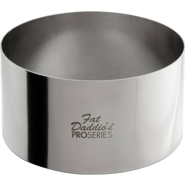 Fat Daddios Stainless Steel Round Cake  Pastry Ring  4 x 2 Inch