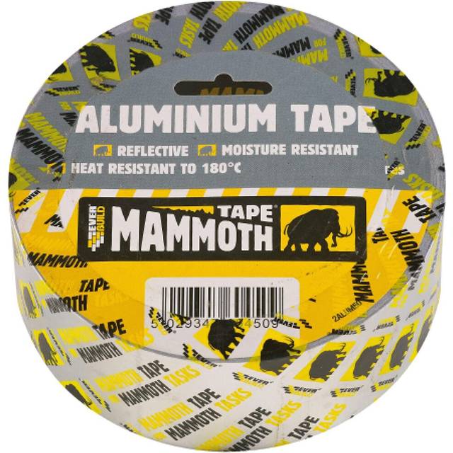 Everbuild Mammoth Aluminium Tape Heat Resistant - 100mm