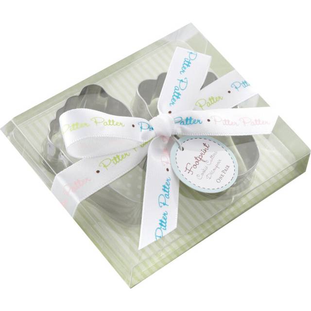 PitterPatter of Little Feet StainlessSteel Baby Footprint Cookie Cutters