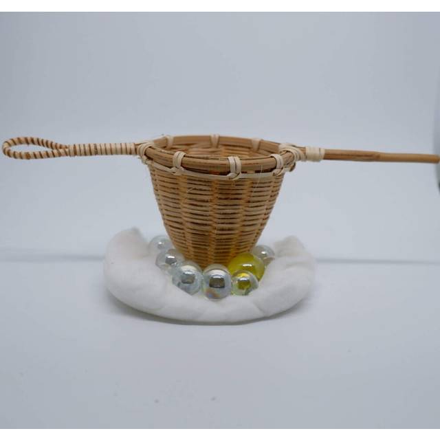 Bamboo Tea Infuser Colander  Weaved Bamboo Infuser  Tea Strainer