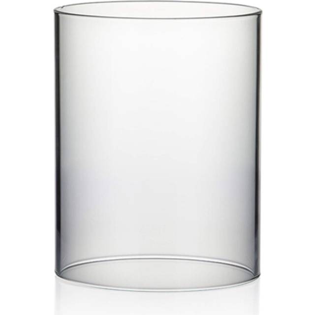 "WGVI Hurricane Candle Holder Sleeve  Wide 4.7""""""""  Height 6""""""""  Clear Gla"