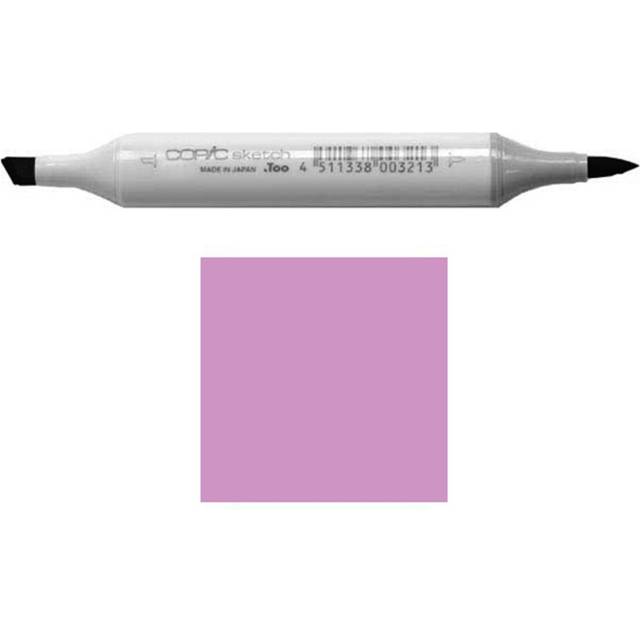 Copic Sketch Marker  Oval Shaped Barrel  Medium Broad and Super Brush Nibs  V06 Lavender V06S