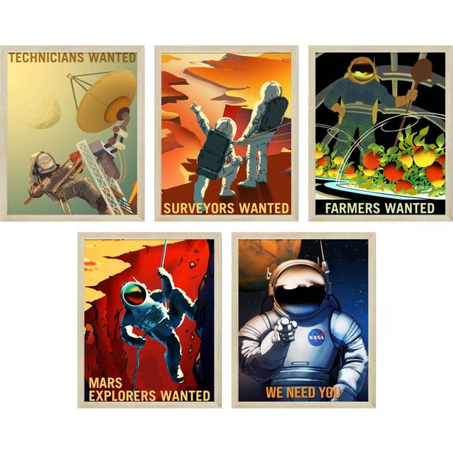 TnT Prints TmO2 NASA Recruitment Posters - Space Poster  Space Wall Ar