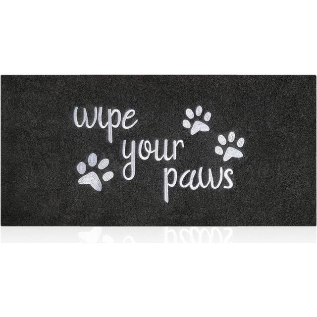 HLFMVWE Outside Door Mats for Home Entrance Large Funny Doormat Wipe Your Paws Mat Welcome Mat for Front Door Indoor Outdoor wit