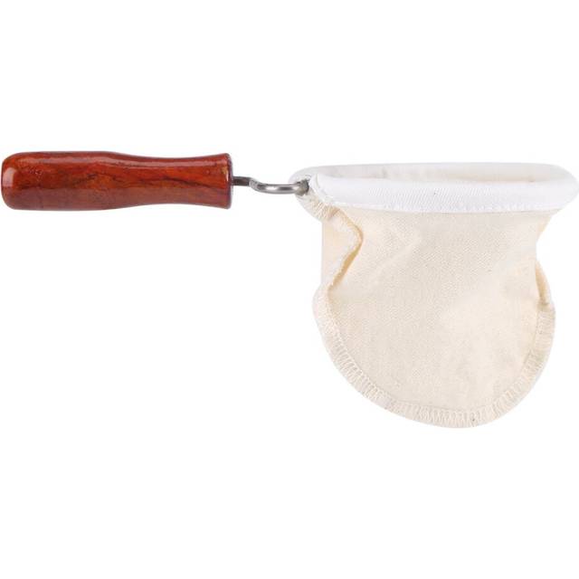 Fdit Coffee Filter Handmade Reusable Cafe Flannel Cloth Filter Bag Cof