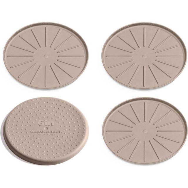 "WeatherTech 6"""" Drink Coasters for Home Surfaces  Anti-Skid  No-Slip k"
