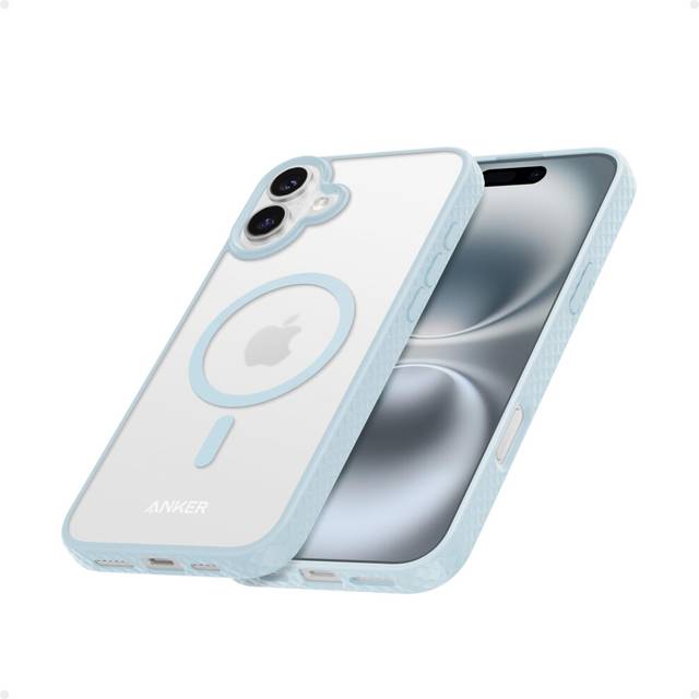 Anker MagGo Matte Magnetic Phone Case for iPhone 16  Ultra-Slim  Scratch-Resistant  and Durable Protective Cover  iPhone Case Compatible with MagSafe
