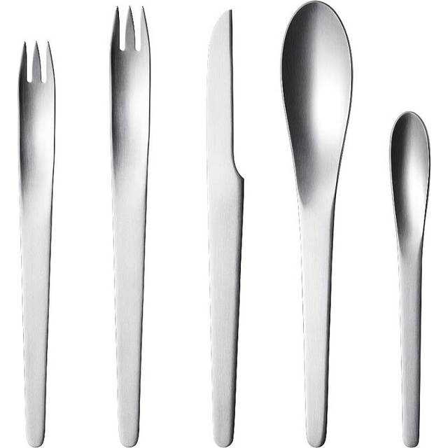 Georg Jensen Arne Jacobsen 5-Piece Flatware Set  Matte Finish