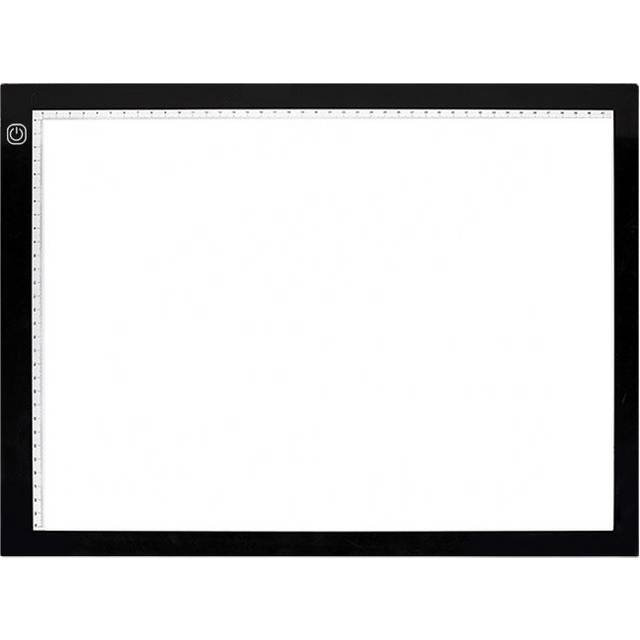 INF LED-ljusbord ritplatta med skala A3