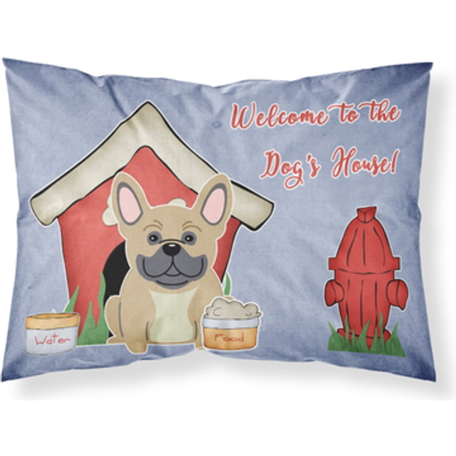 Caroline's Treasures Dog House Collection French Bulldog Cream Fabric Standard Pillowcase BB2764PILLOWCASE