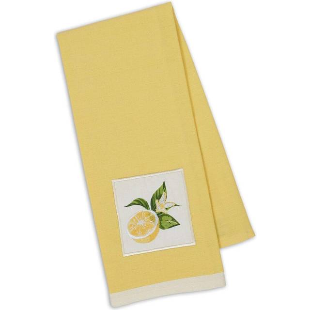 Design Imports Kitchen Towel  Lemon Sliced Embellished
