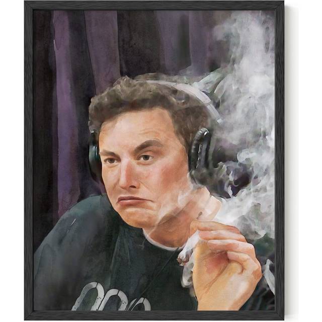 HAUS AND HUES Elon Musk Posters for College Dorm Trippy Room Decor and Cool Posters for Guys | Funny College Posters for Guys  Cool Posters