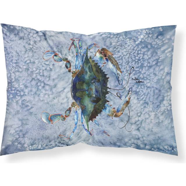 """""Caroline's Treasures 8151PILLOWCASE Crab Moisture Wicking Fabric Standard Pillowcase  Large  Multicolor"""""