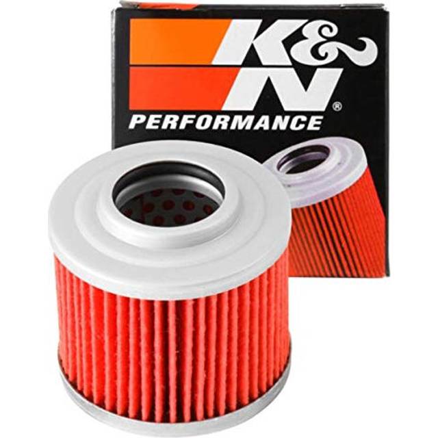 Motorcycle Oil Filter: High Performance, Premium, Designed to be used with Synthetic or Conventional Oils: Fits Select BMW, Aprilia, Jawa Vehicles, KN