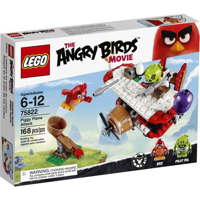 LEGO Angry Birds 75822 Piggy Plane Attack Building Kit (168 Piece)