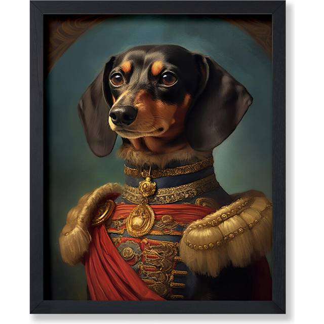 Poster Master Aristocratic Dachshund Poster  Dog Print  Renaissance Art  Dog Breed Art  Gift for Him  Her  Animal Lover  F