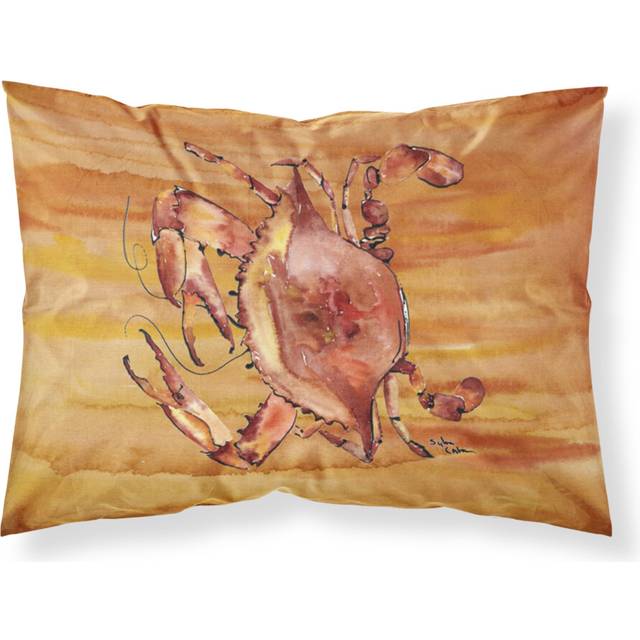 """""Caroline's Treasures 8139PILLOWCASE Crab Moisture Wicking Fabric Standard Pillowcase  Large  Multicolor"""""