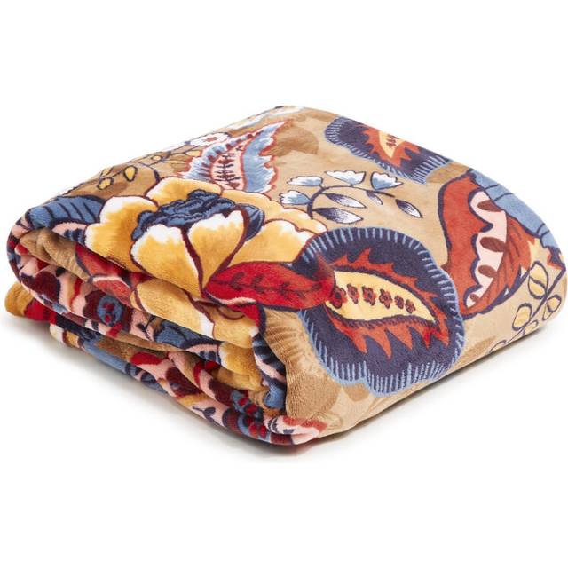 Vera Bradley Oversized Fleece Plush Throw Blanket  Botanical Beauty