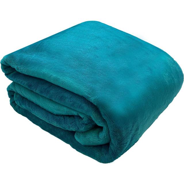Comfort Lab Plush Flannel Bed Blanket - Soft  Lightweight  Fleece Blanket for Couch  Bed & Home Decor - Anti Pilling and Non Shedding Fleece Bed Blank