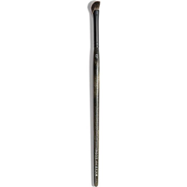 Rose and Ben Beauty E27 Inner Corner Highlight Brush | Angled Design for Precise Application | Cruelty-Free Bristles
