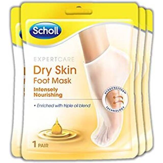 Foot Mask Socks for Dry Skin enriched with Triple blend oil 6 pairs of footmasks