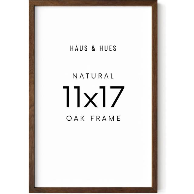 Haus and Hues 11x17 Picture Frame  11 X 17 Frame Wood Picture Frames  11x17 Poster Frame Wooden Picture Frames  17x11 Picture F