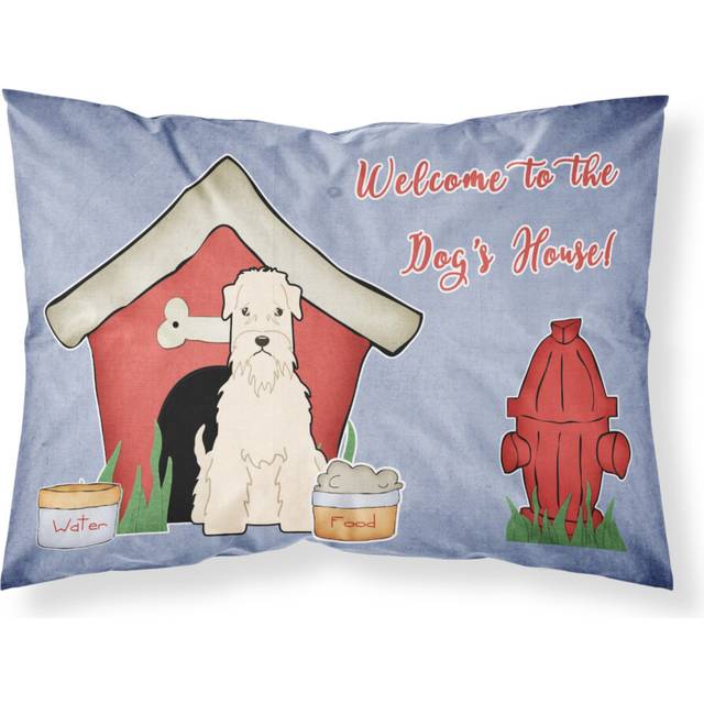 """""Caroline's Treasures Dog House Collection Soft Coated Wheaten Terrier Fabric Standard Pillowcase BB2815PILLOWCASE  Multicolor"""""