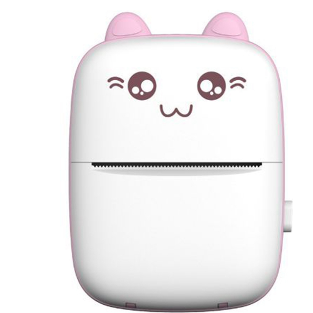 Wireless Thermal Photo Printer Student Mini Wrong Label Pink