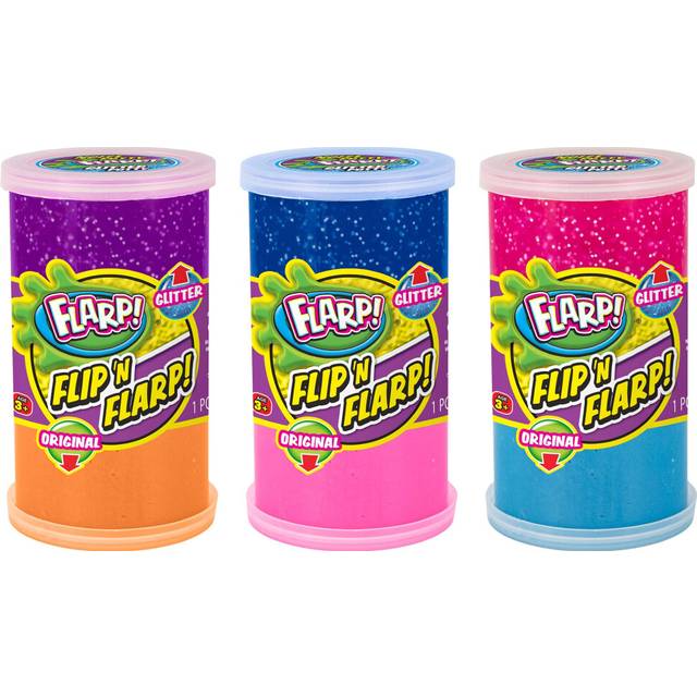 JA-RU Flip & Flarp Noise Putty Double Pack Original & Glitter Fidget Toy (3 Packs Assorted) Farrt Gas Noise Maker Slime Cloud & Scented Putty Stress T
