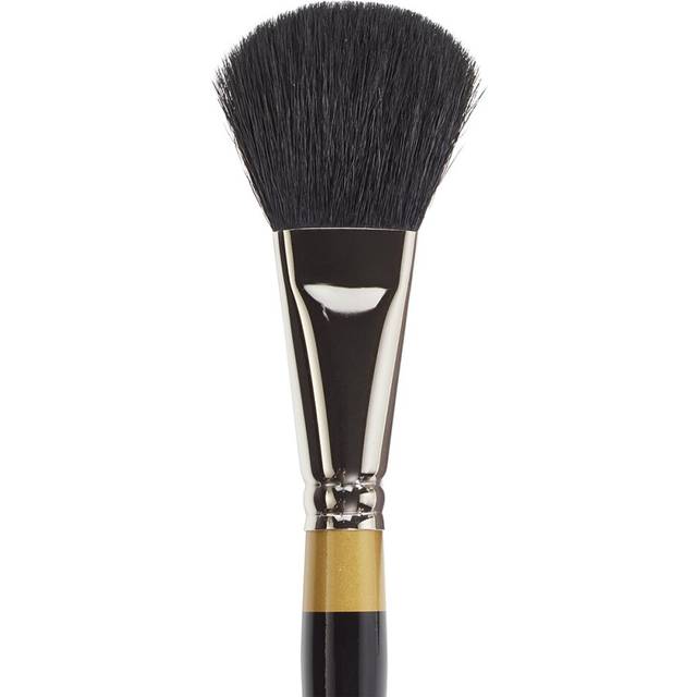 KINGART Premium Original Gold 92751 OVAL MOP Series Artist Brush  Soft Natural Hair  Short Handle  for Acrylic  Watercolor and