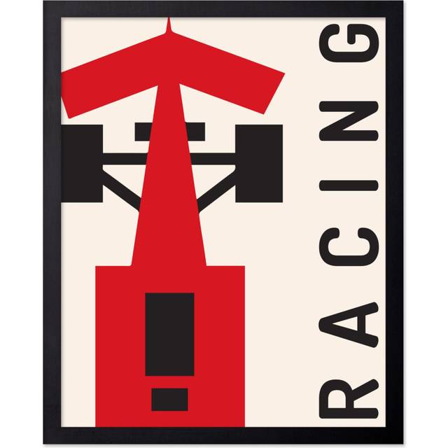 Poster Master Motorsport Poster - Race Car Print - Sports Art - Car Racing Art - Minimal Art - Gift for Men  Women & Car Enthusiast - Great Decor for