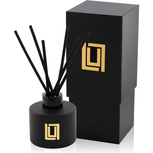 Lulu Candles | Reed Diffuser Set | White Jasmine & Green Tea | 6 Reed Sticks | Scent Diffuser for Bedroom Bathroom Living Room & Office (4.2 FL Oz.)