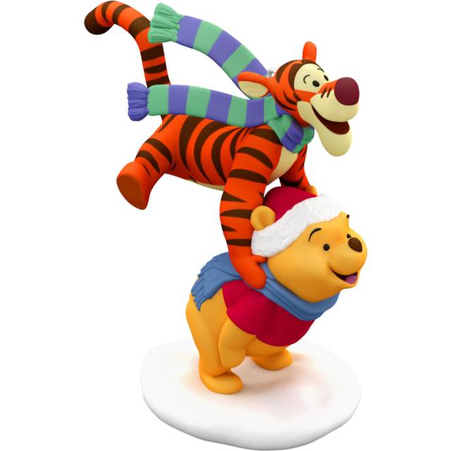 Hallmark Keepsake Christmas Ornament 2024  Disney Winnie the Pooh Leapfrogging Friends  Gifts for Disney Fans