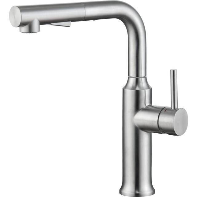 CREA Kitchen Tap with Pull Out Sprayer, Kitchen Mixer Tap with Dual Function Sprayer, 360? Swivel Single Handle Kitchen Sink Tap, Sink Mixer Tap with