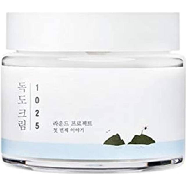 ROUND LAB 1025 Dokdo Cream 2.71 Fl Oz  Hydrating Moisture Barrier Face Moisturizer for Smooth Skin Texture  Rich and Dense Face Cream  24Hour Hydratio
