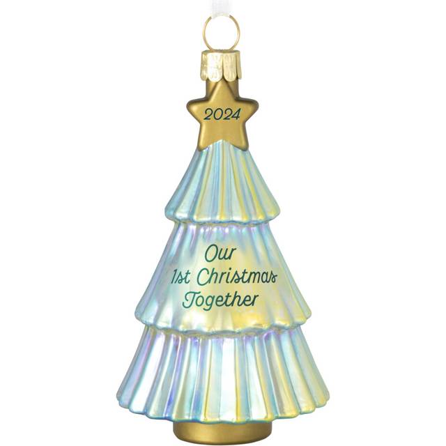 Hallmark Keepsake Christmas Ornament 2024  Our First Christmas Together 2024  Glass  Gifts for Couples