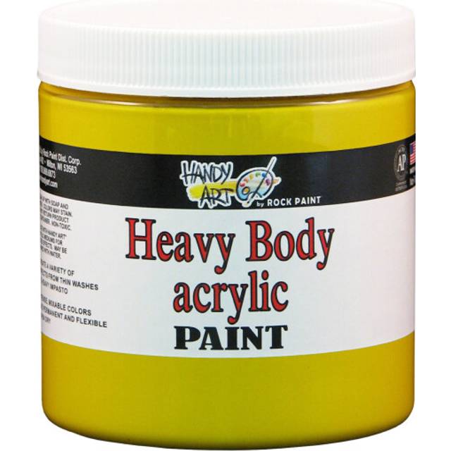 Handy Art Nu Master Heavy Body Acrylic Paint 8 ounce  Chrome Yellow