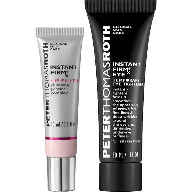 Peter Thomas Roth Instant Firmx Lift & Plump Set – Firmx ögonstramare & läppvolym för omedelbar lyftning, rynkreducering, anti-åldrande, åtstramning och fuktbehandling