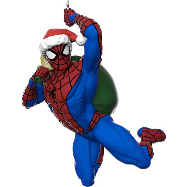 Hallmark Keepsake Christmas Ornament 2021  Marvel Spider-Man in The Ho