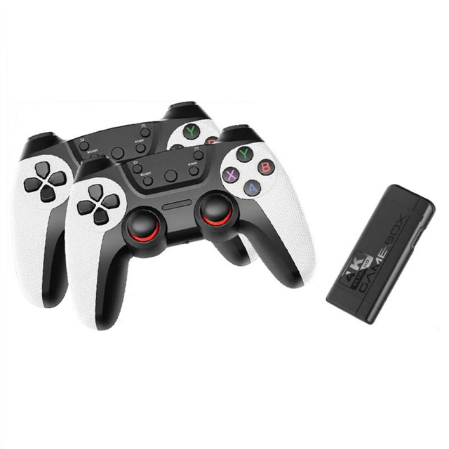 K9 4K Game Stick TV Video Console 32G 10000+Games 2.4G Wireless Controller Dual Player for PS1,GB, Simulator