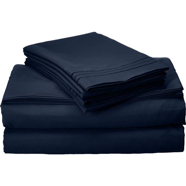Elegant Comfort 1500 Thread Count Egyptian Quality 4-Piece Bed Sheet S