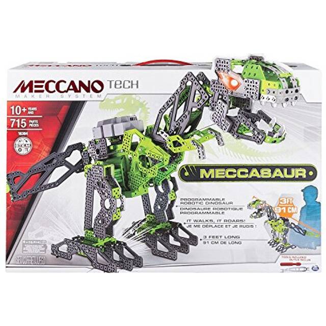 Meccano Meccasaur Programmable Robotic Dinosaur - 715 Piece
