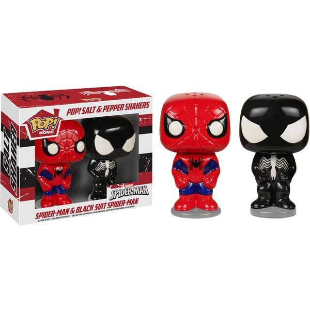 POP Marvel Salt N' Pepper Shakers - Spider-Man Black Suit Spider-Man