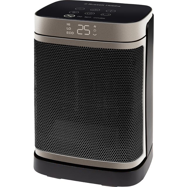 Russell Hobbs Rhcth2001 2kw Oscillating Ceramic Heater W/digital Display - Gold (33.5cm H X 15.5cm W X 14.8cm D)