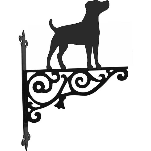 Jack Russell Ornamental Hanging Bracket (375cm H X 300cm W X 3cm D)